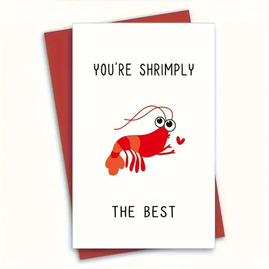 You're Shrimply the Best Greeting Card