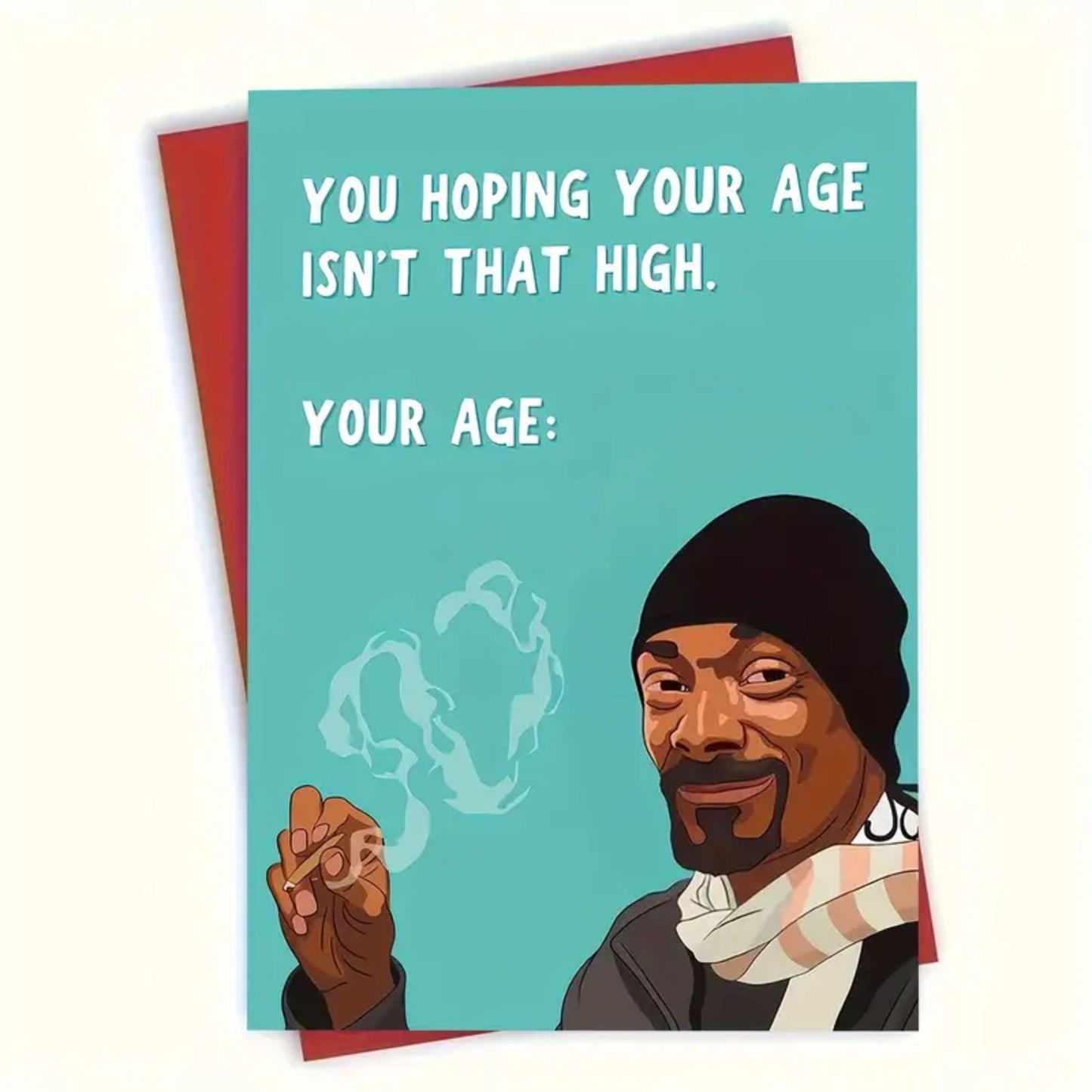 High Birthday Greeting Card