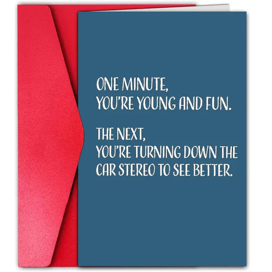 Young and Fun Birthday Card