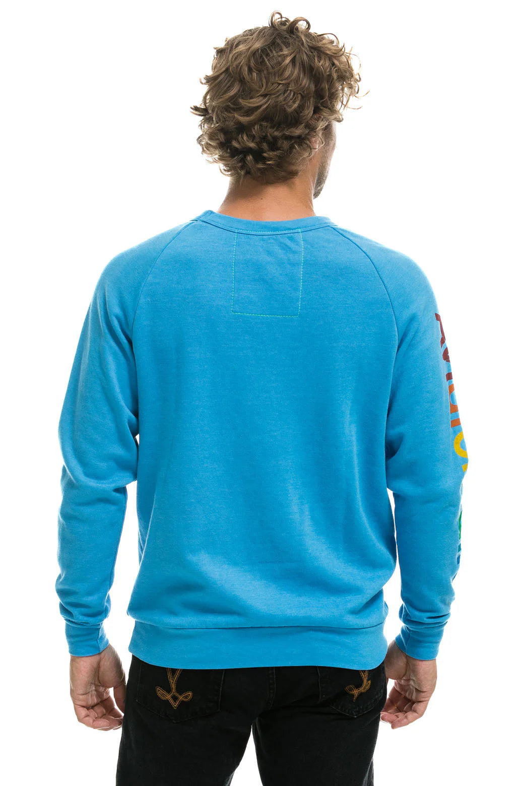 Aviator Nation Adult Unisex Aspen Crew Sweatshirt - Ocean