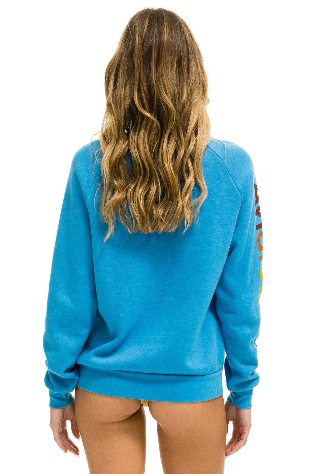 Aviator Nation Adult Unisex Aspen Crew Sweatshirt - Ocean