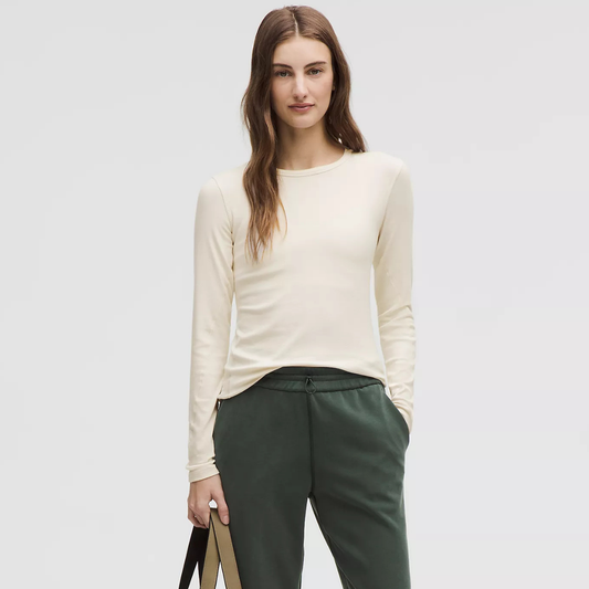 lululemon -  Hold Tight Long-Sleeve Shirt - Light Ivory