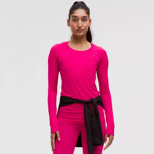 lululemon -  Swiftly Tech Long-Sleeve Shirt 2.0 (Hip Length) - Passionate / Passionate