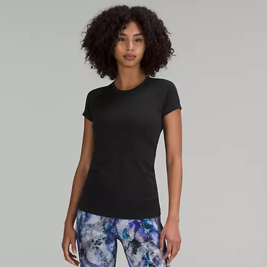 lululemon -  Swiftly Tech Short-Sleeve Shirt 2.0 - Black / Black