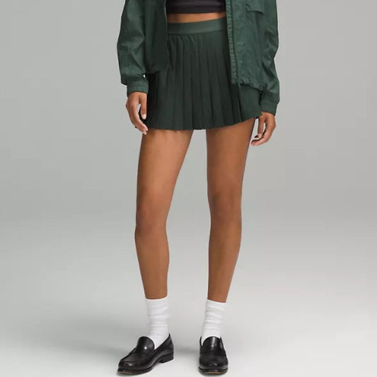 lululemon -  Varsity High Rise Pleated Tennis Skirt 14" - Legacy Green