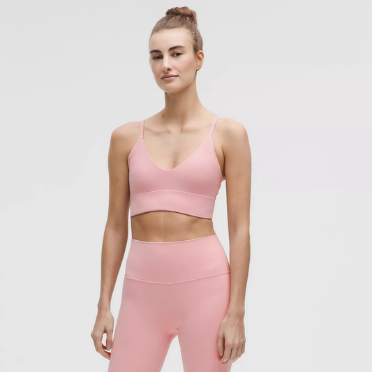 lululemon Focuser Scoop-Neck Bra *Light Support, A-B Cup - Pink Haze