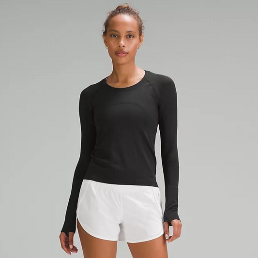 lululemon -  Swiftly Tech Long-Sleeve Shirt 2.0 *Waist Length - Black